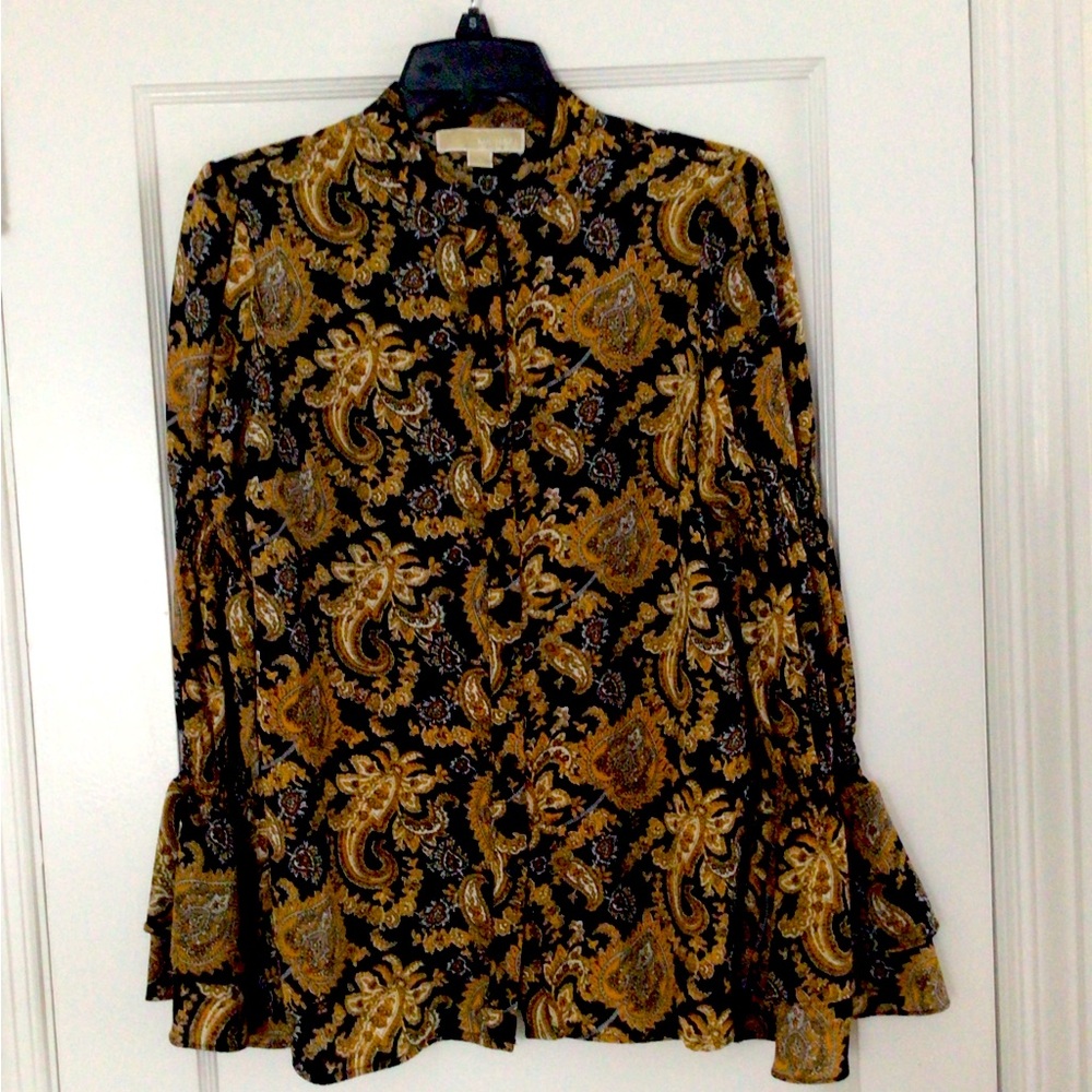 Michael Kors Ruffle Sleeve Blouse